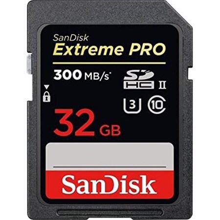 Sandisk SanDisk SDSDXPK032GANCI 300 MB - Extreme PRO Memory Card SDSDXPK032GANCI